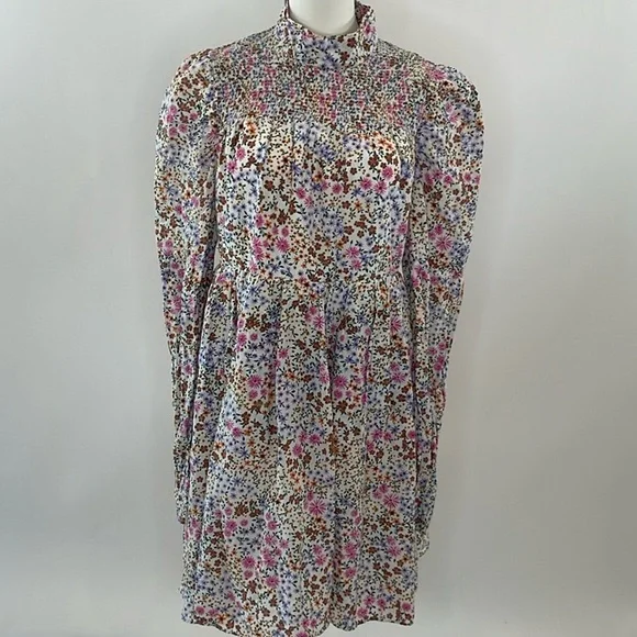 MUNTHE Floral Long Sleeve Dress, 44 - Picture 8 of 13